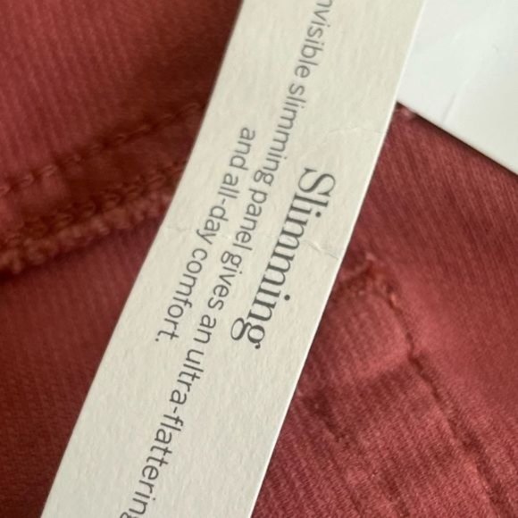 ❤️Sold Talbots Stretch Corduroy Straight Leg Pant Mallard Embroidered Size 18 - Picture 13 of 15